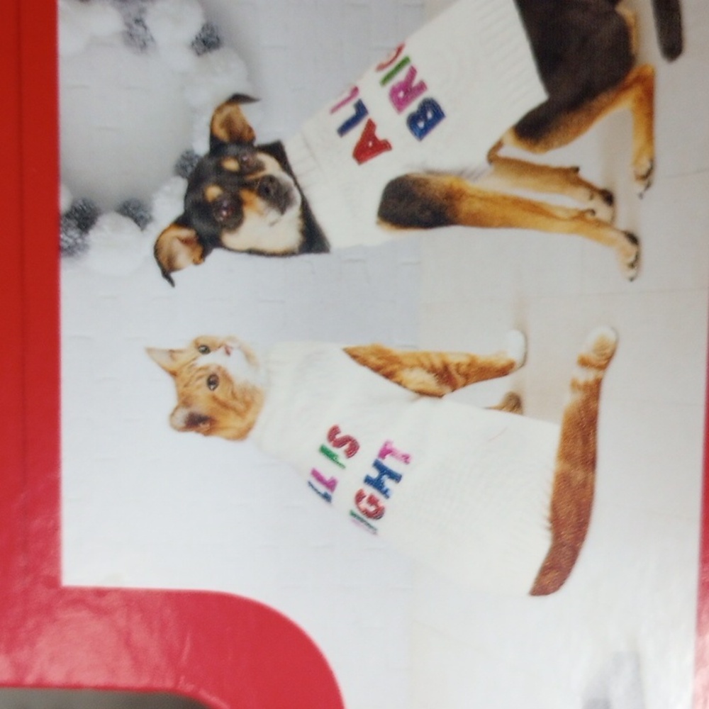 NWT pair of Pet Sweaters .